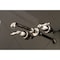Kingston Brass KS7026NL Two-Handle Wall Mount Tub Faucet, Polished Nickel KS7026NL - alternate 4